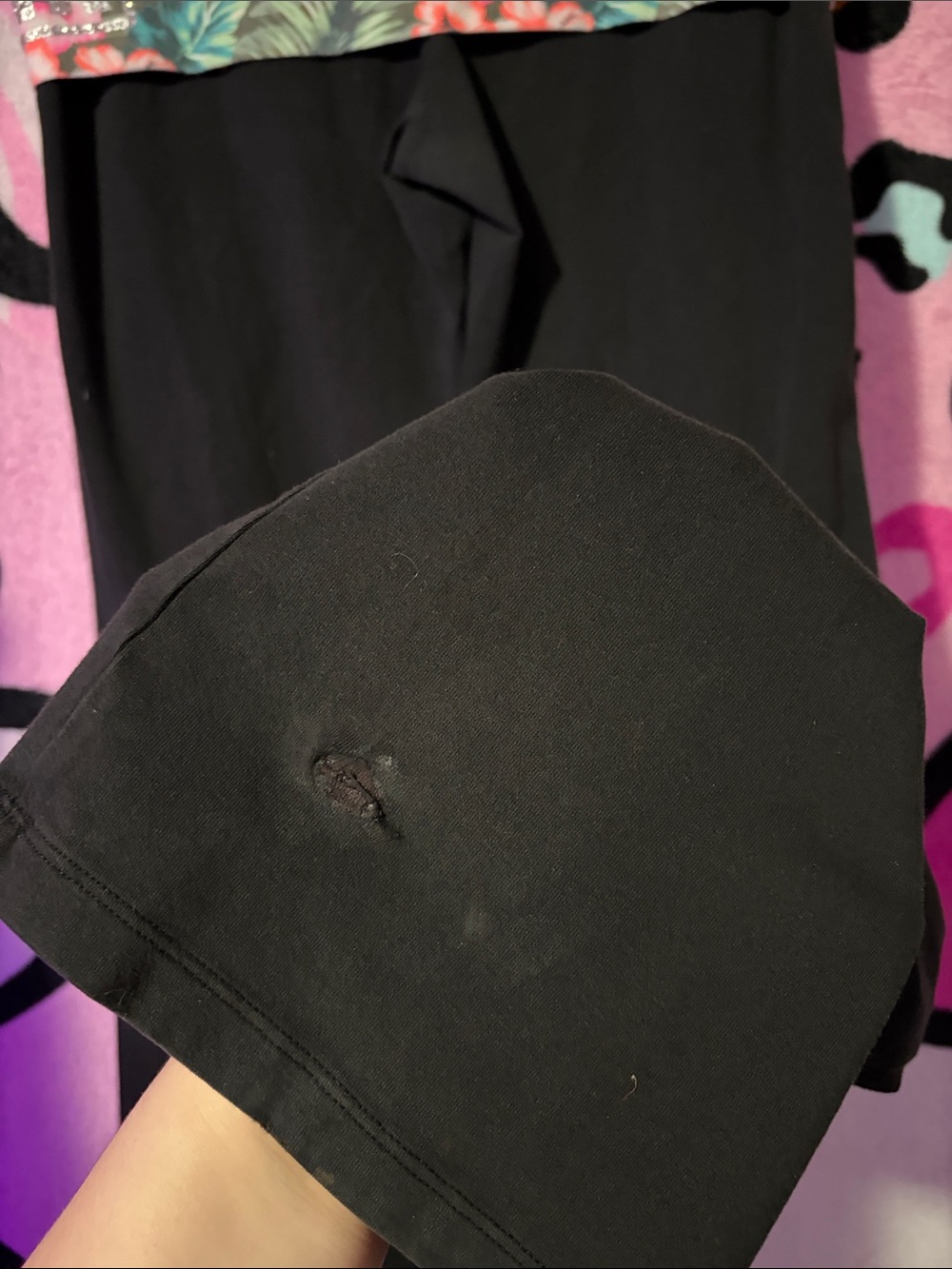 PINK Victoria’s secret fold over flare yoga pants - Picture 5 of 8